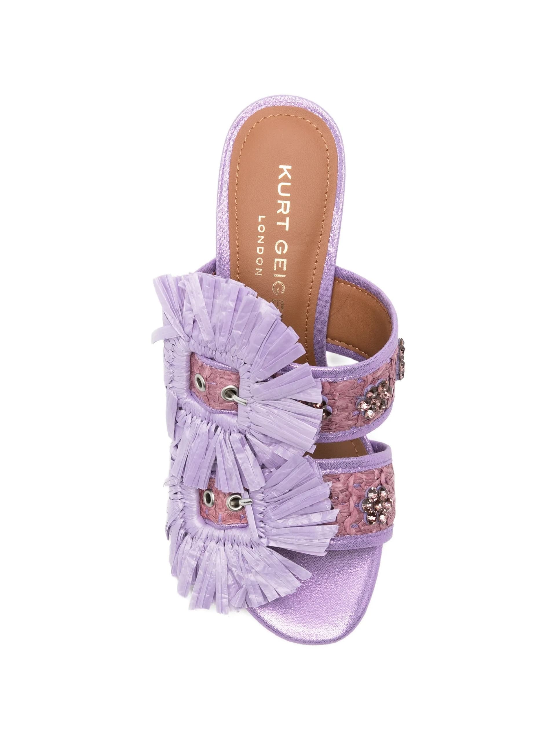 KURT GEIGER LONDON Kurt Geiger London - Sandali Viola da Donna - 4