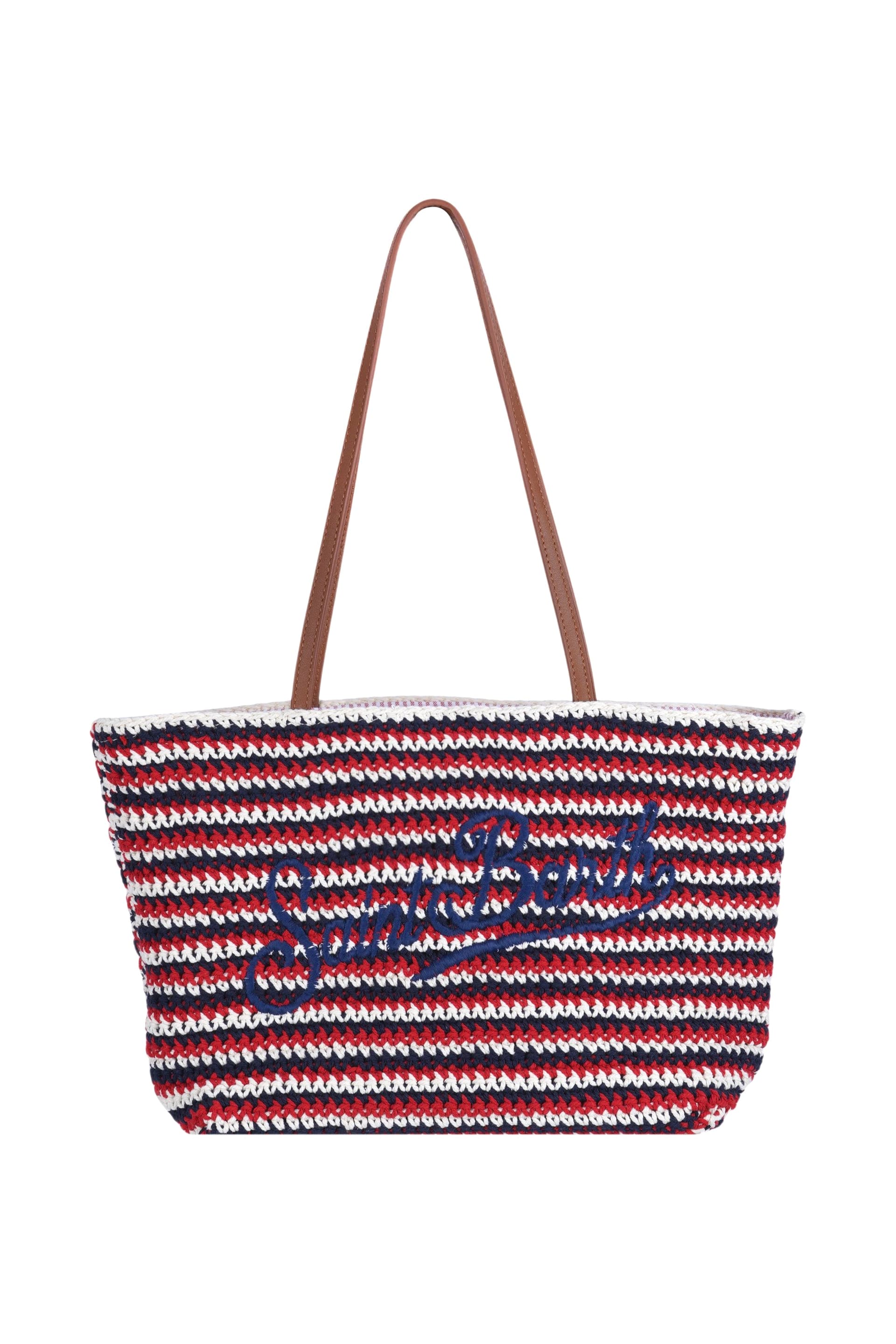 MC2 SAINT BARTH MC2 Saint Barth - Borsa grande - 471006 - Blu/Rosso - 7