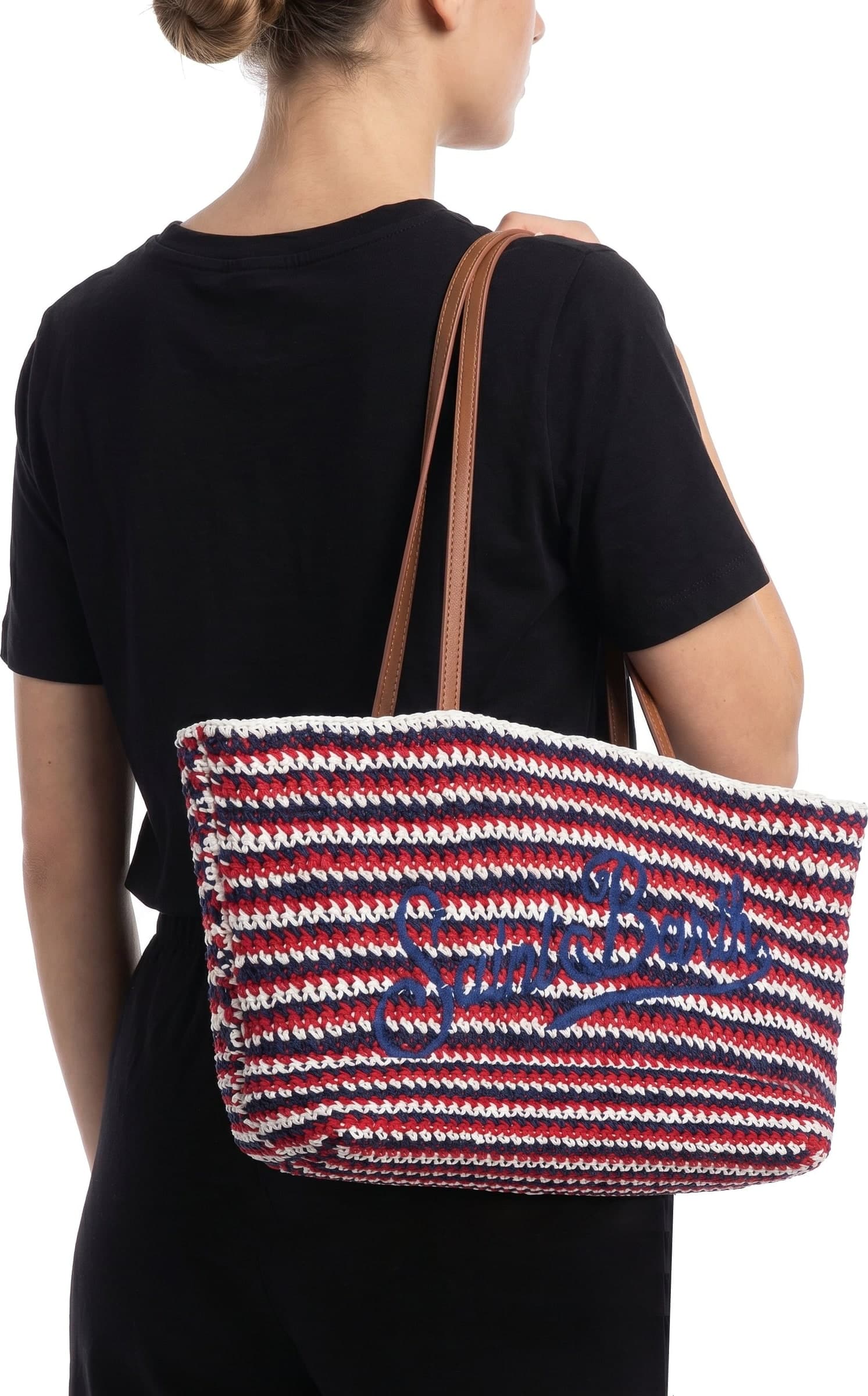 MC2 SAINT BARTH MC2 Saint Barth - Borsa grande - 471006 - Blu/Rosso - 2