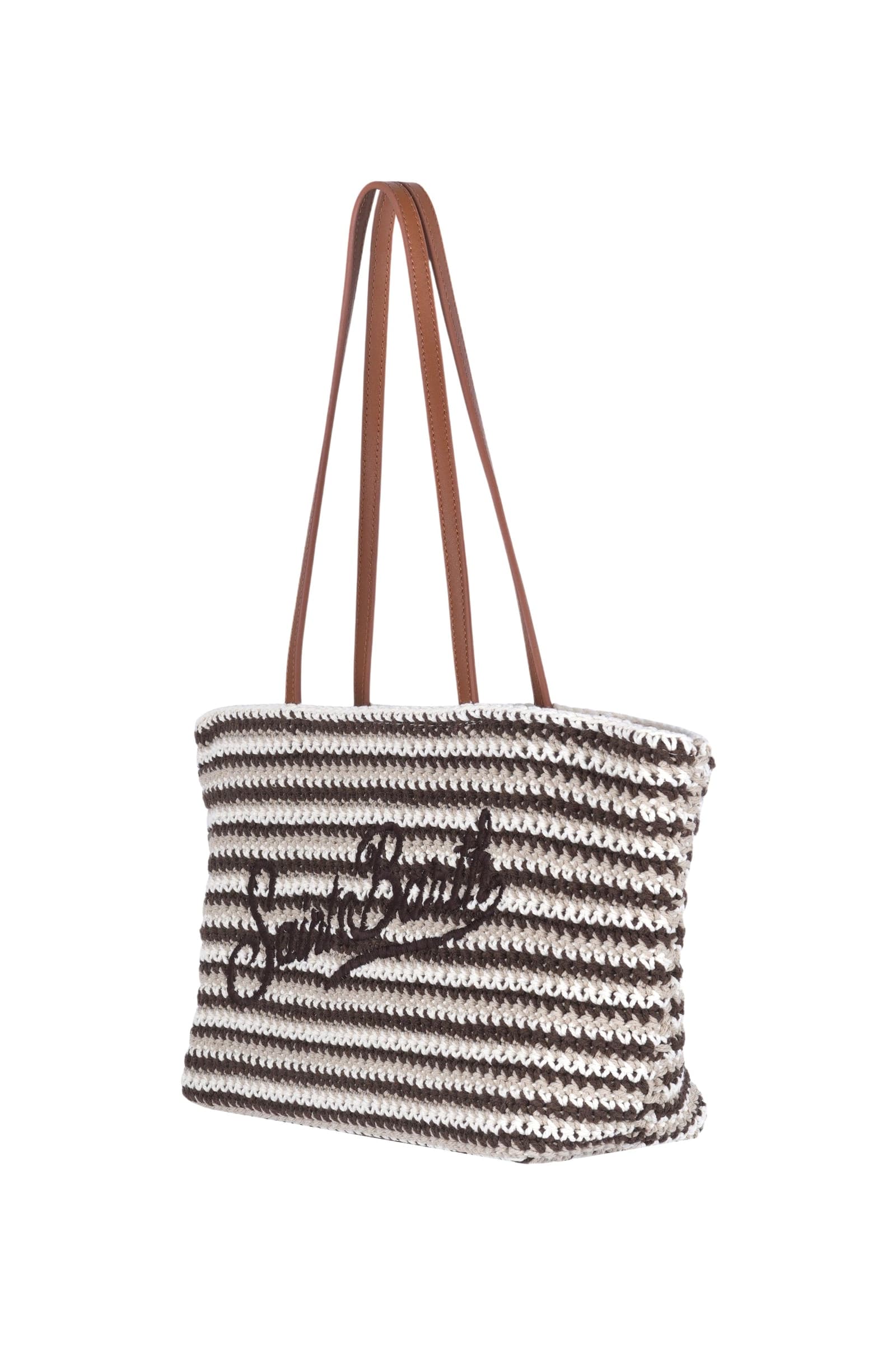 MC2 SAINT BARTH MC2 Saint Barth - Borsa grande - 471006 - Cioccolato/Latte - 3