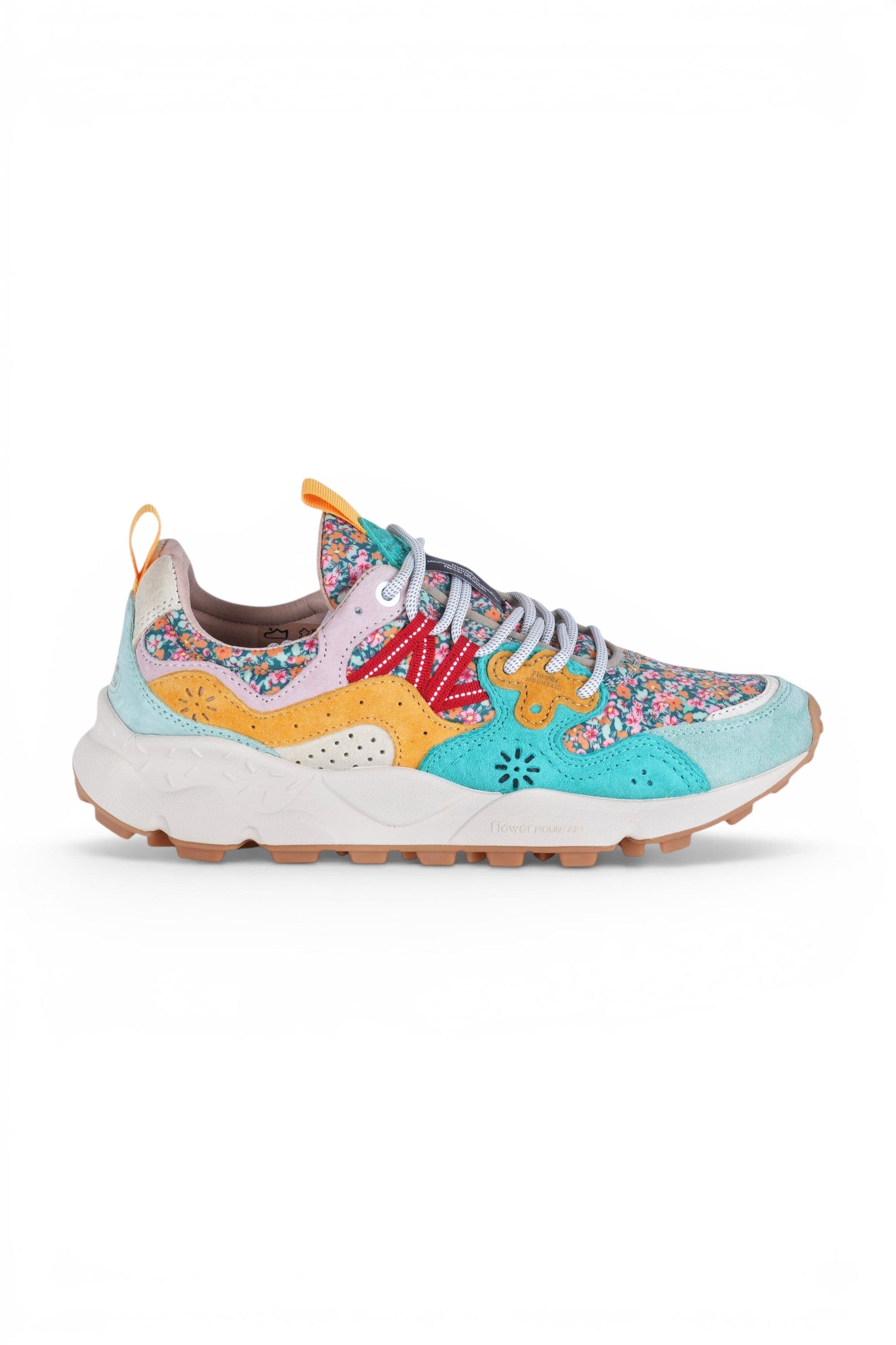 FLOWER MOUNTAIN Flower Mountain - Sneakers - 470437 - Azzurro/Arancione - 8