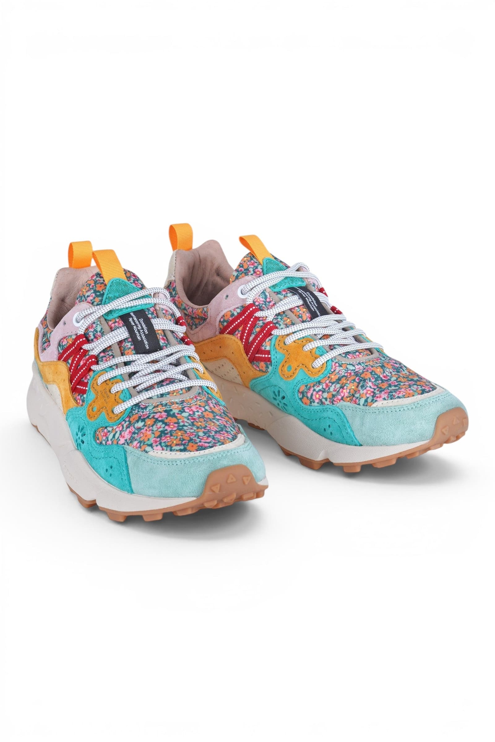 FLOWER MOUNTAIN Flower Mountain - Sneakers - 470437 - Azzurro/Arancione - 2