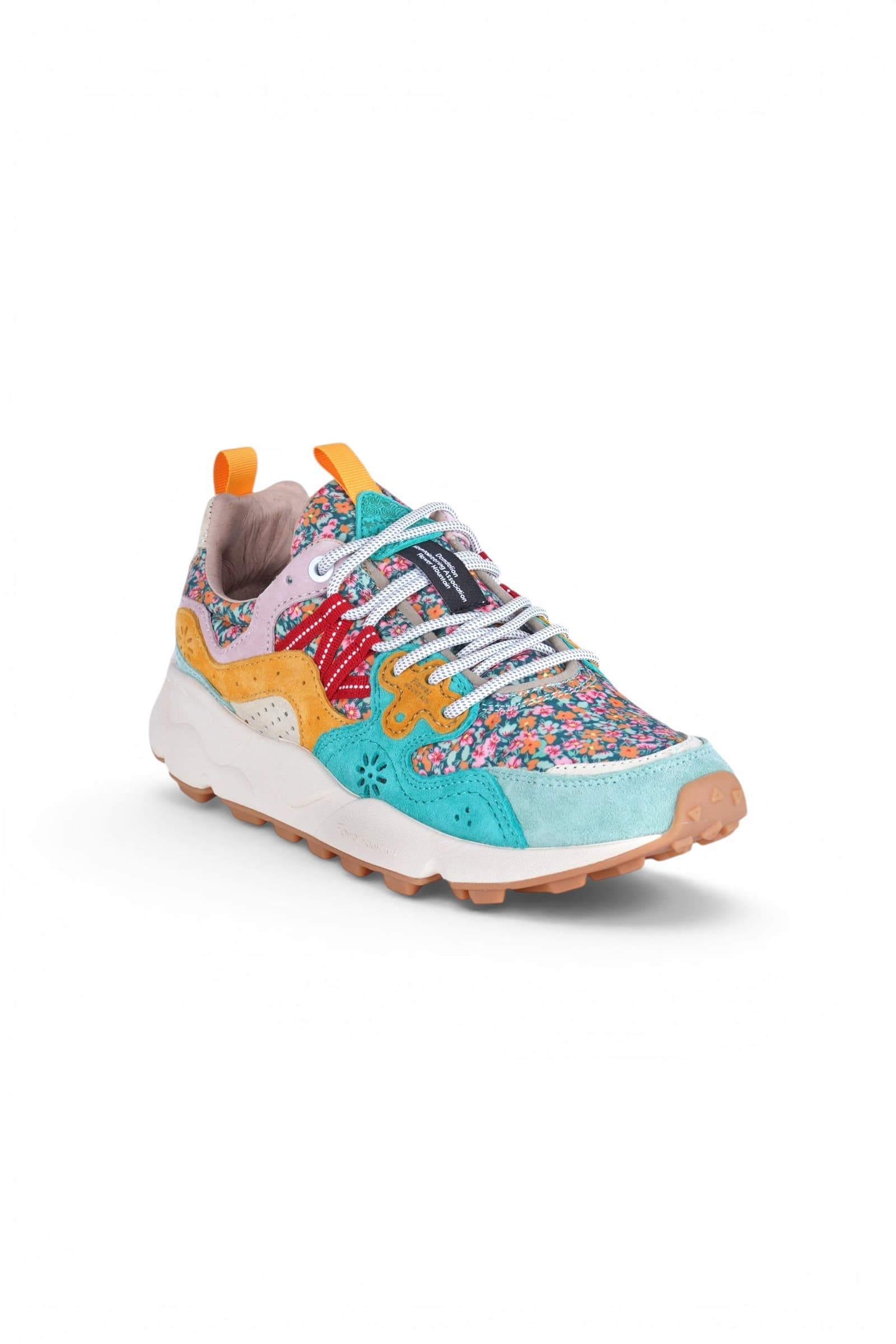 FLOWER MOUNTAIN Flower Mountain - Sneakers - 470437 - Azzurro/Arancione - 3