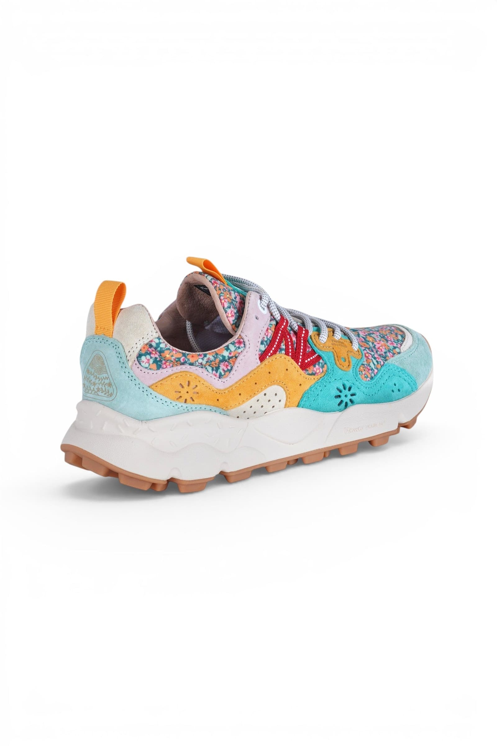 FLOWER MOUNTAIN Flower Mountain - Sneakers - 470437 - Azzurro/Arancione - 4