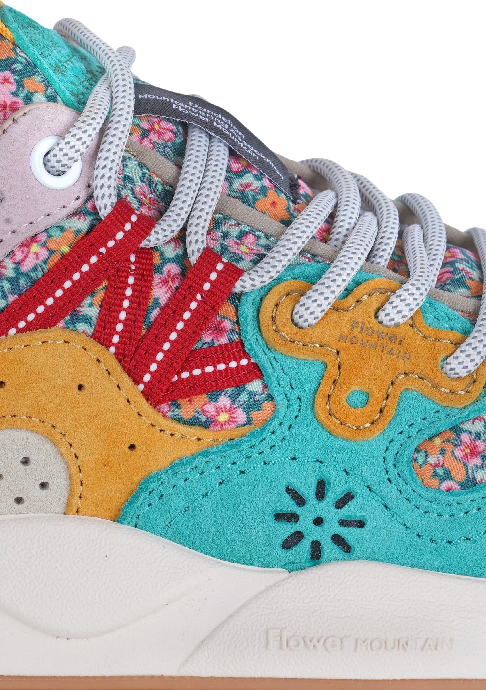 FLOWER MOUNTAIN Flower Mountain - Sneakers - 470437 - Azzurro/Arancione - 7