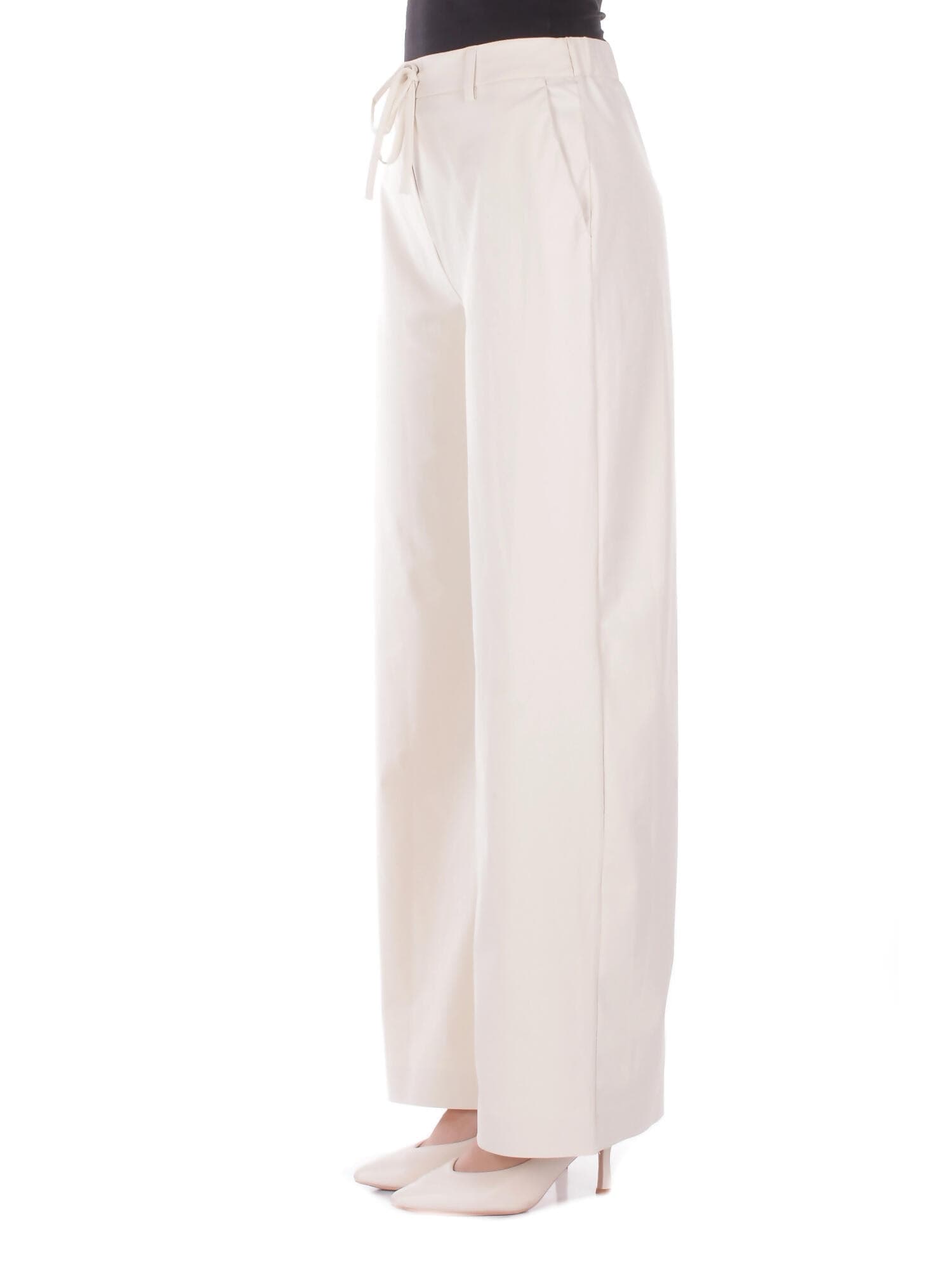 MM MAX MARA  Pantaloni Panna - 2