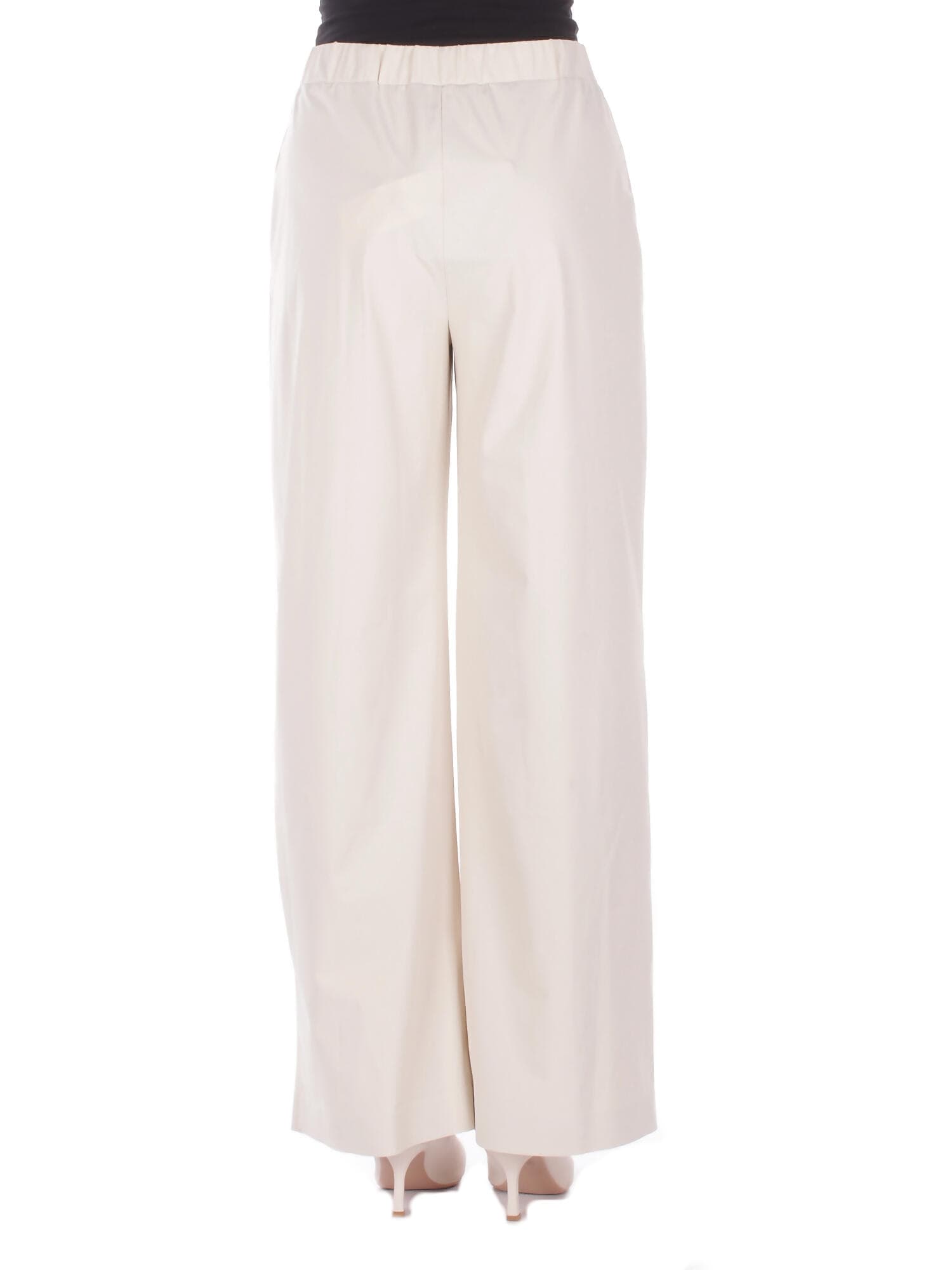 MM MAX MARA  Pantaloni Panna - 4