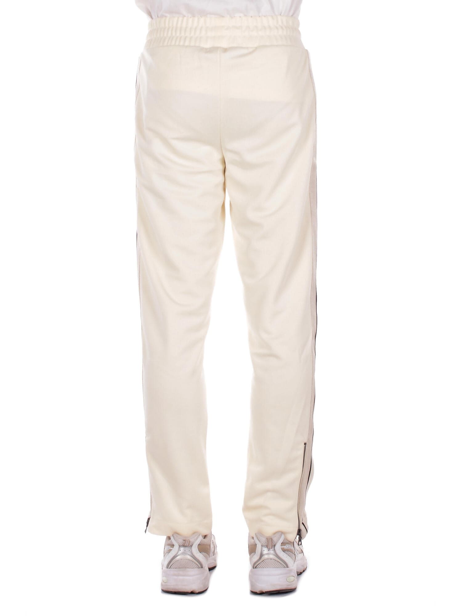 Palm Angels  Pantaloni Ivory - 4