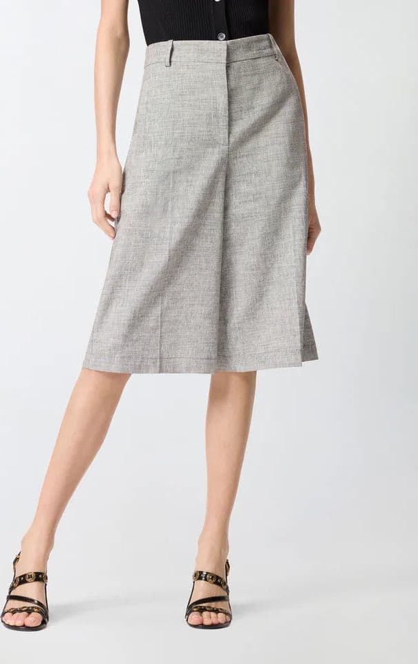 Pinko PINKO  ANGERA BERMUDA FIAMMATO LINO COTONE SS26 - 2