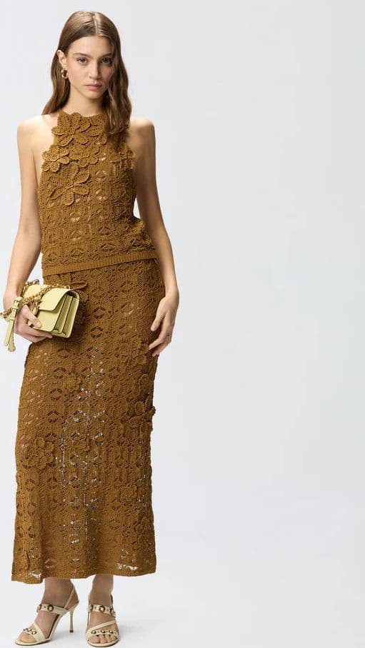 Pinko PINKO  ANTHEMIS GONNA CROCHET SEWON  SS26 - 7