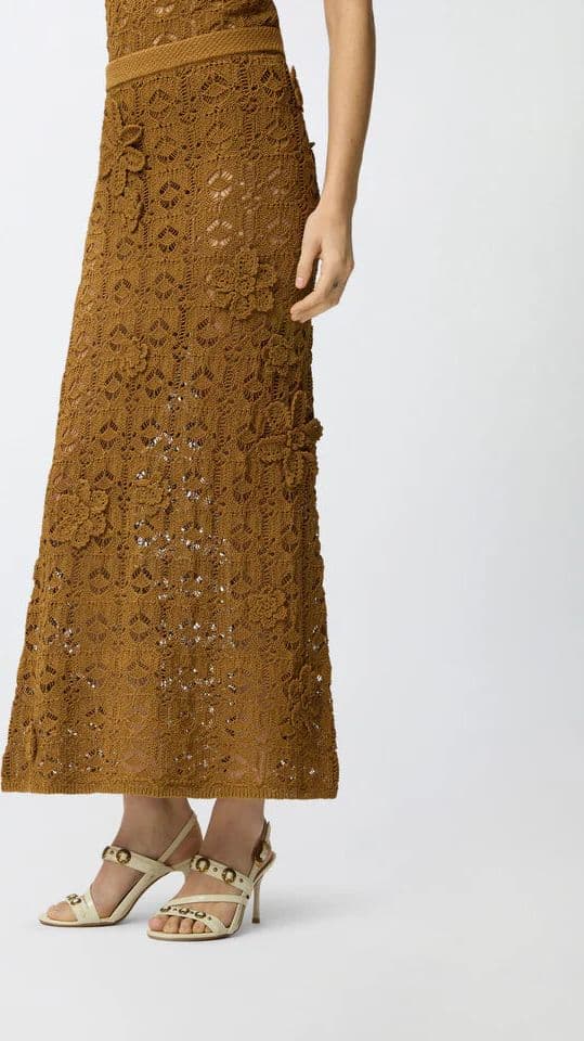 Pinko PINKO  ANTHEMIS GONNA CROCHET SEWON  SS26 - 2