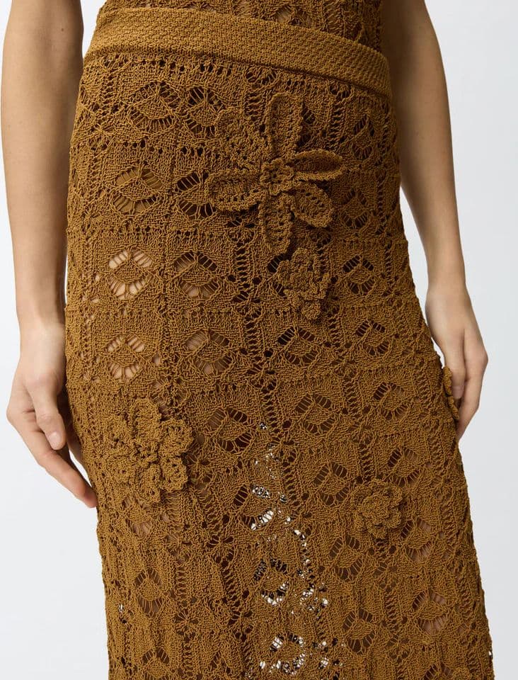 Pinko PINKO  ANTHEMIS GONNA CROCHET SEWON  SS26 - 4
