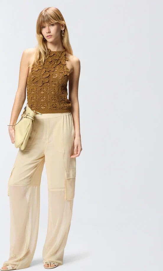 Pinko PINKO  NYMPHAEA TOP CROCHET SEWON  SS26 - 2