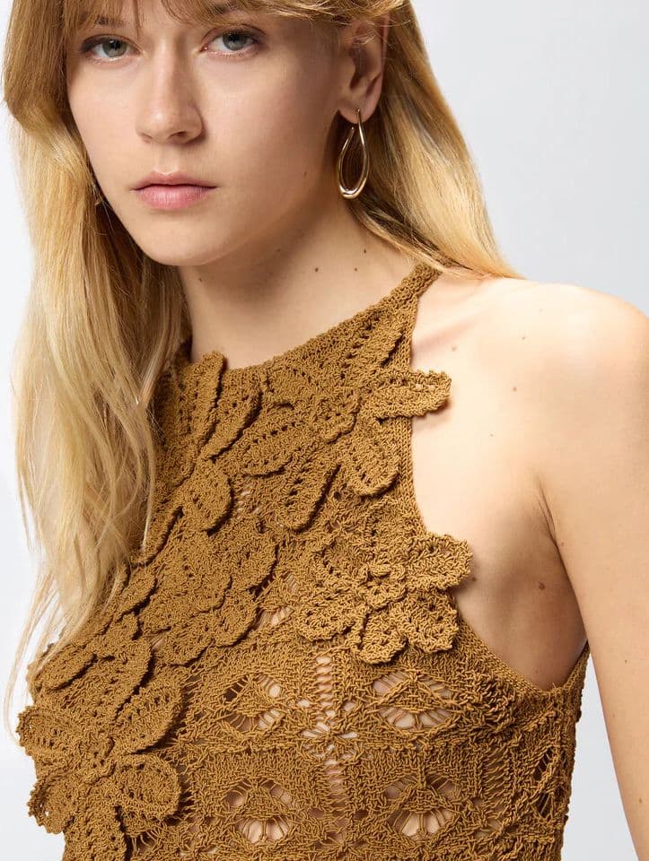 Pinko PINKO  NYMPHAEA TOP CROCHET SEWON  SS26 - 4