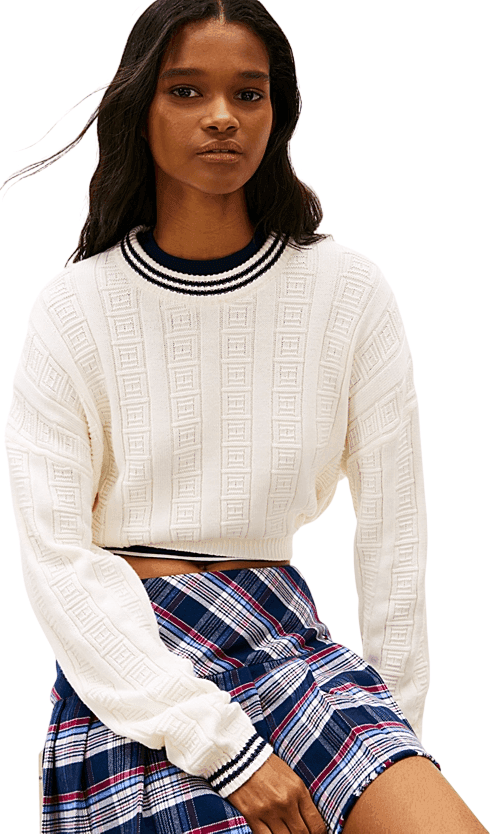 TOMMY JEANS   Maglie Bianco - 3