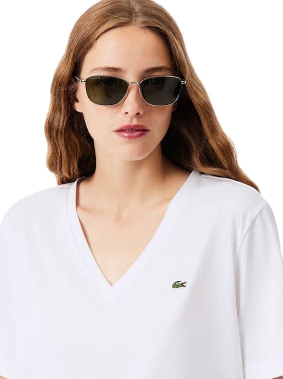 Lacoste  T-shirt e Polo Bianco - 4