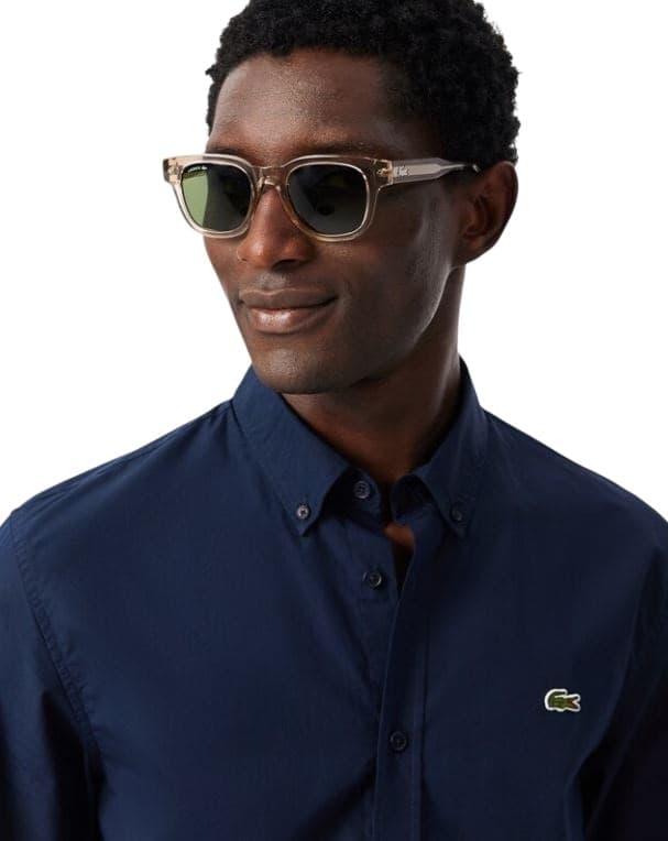 Lacoste  Camicie Blu - 7
