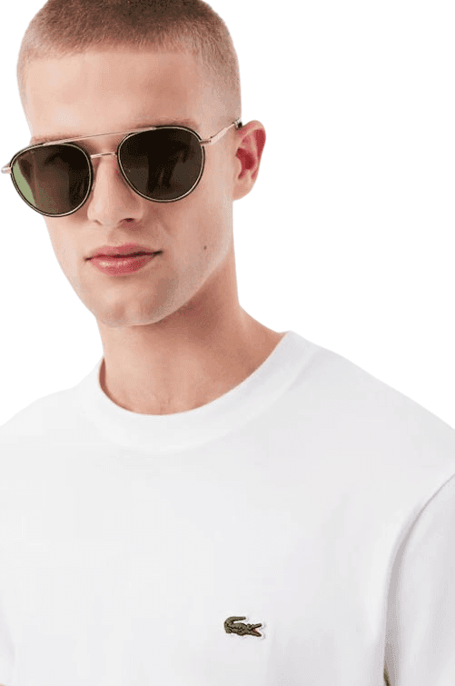 Lacoste  T-shirt e Polo Bianco - 4