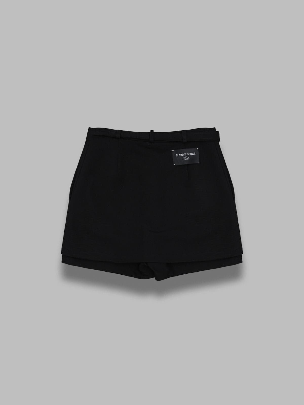 MARINE SERRE tailoring mini shorts - 2