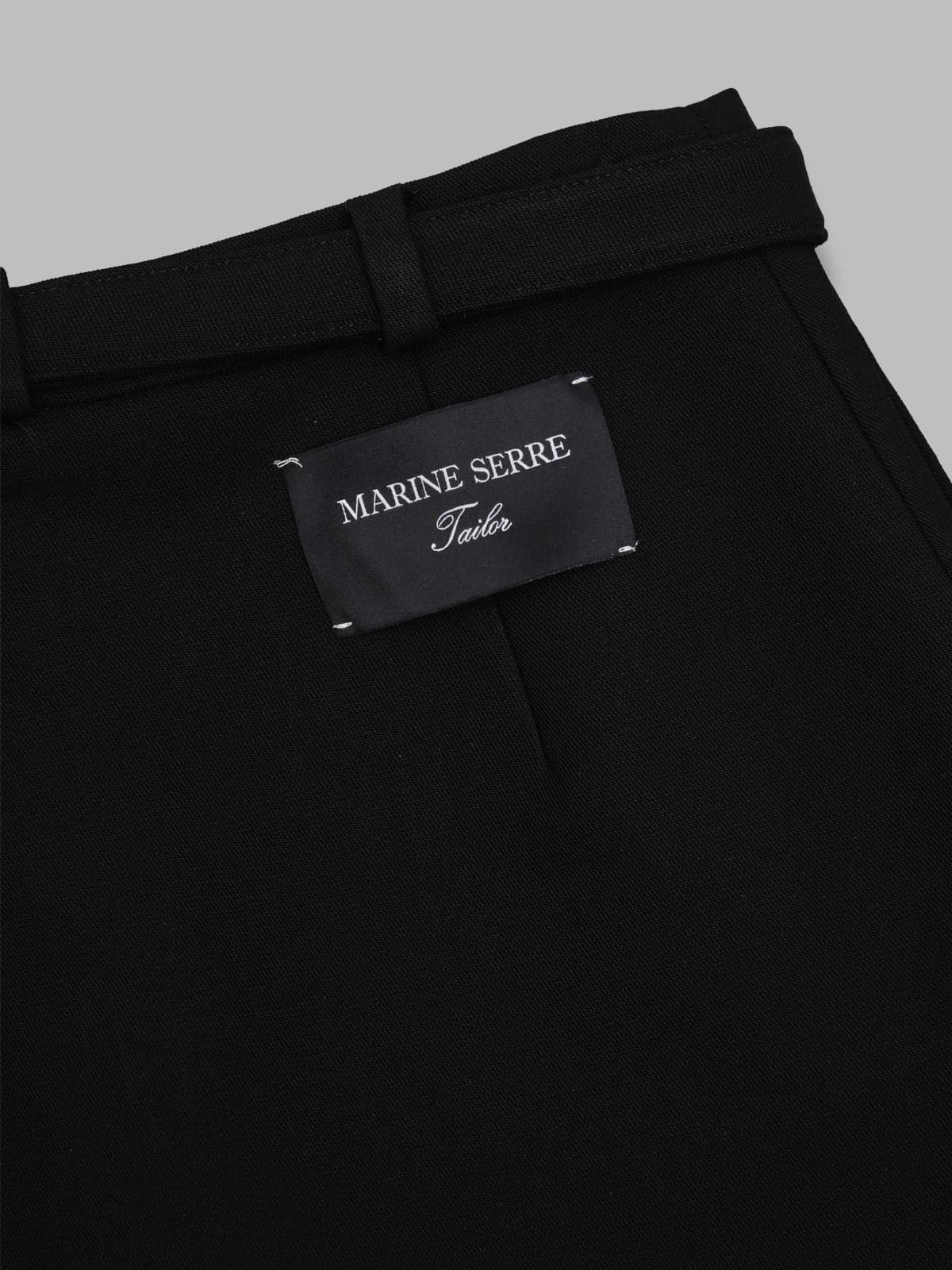 MARINE SERRE tailoring mini shorts - 4