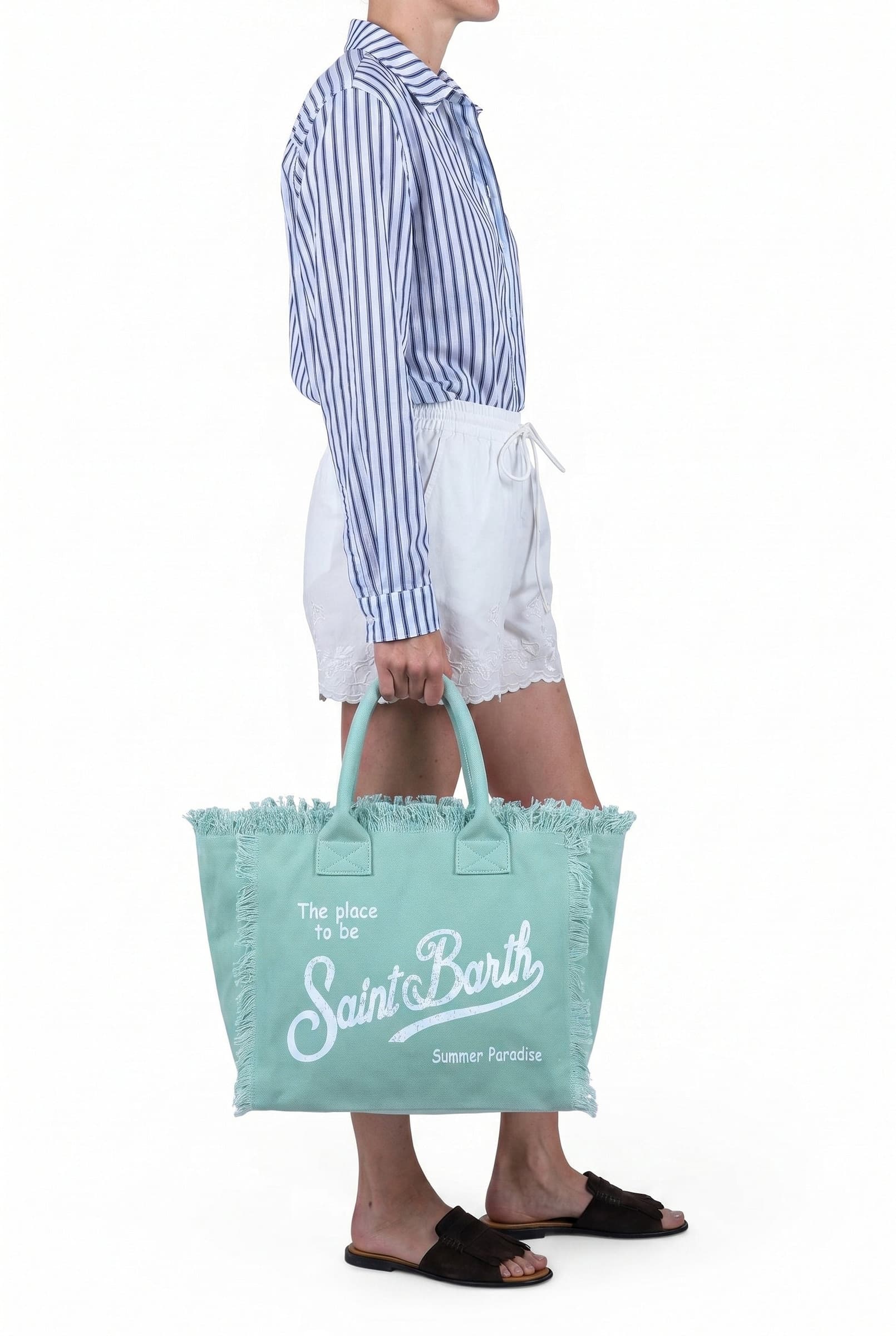MC2 SAINT BARTH MC2 Saint Barth - Borsa grande - 471031 - Verde acqua - 2