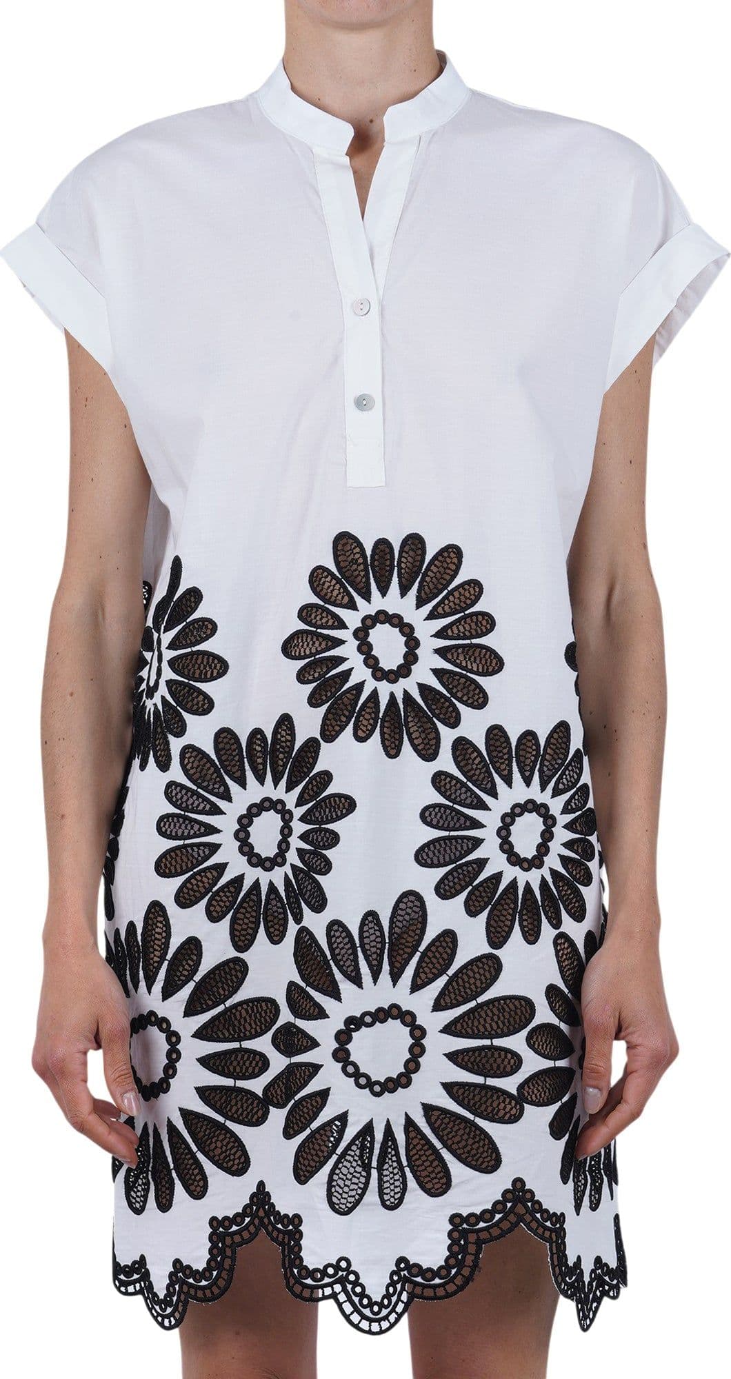 LA FEMME BLANCHE La Femme Blanche - Abito - 471607 - Bianco/Nero - 3