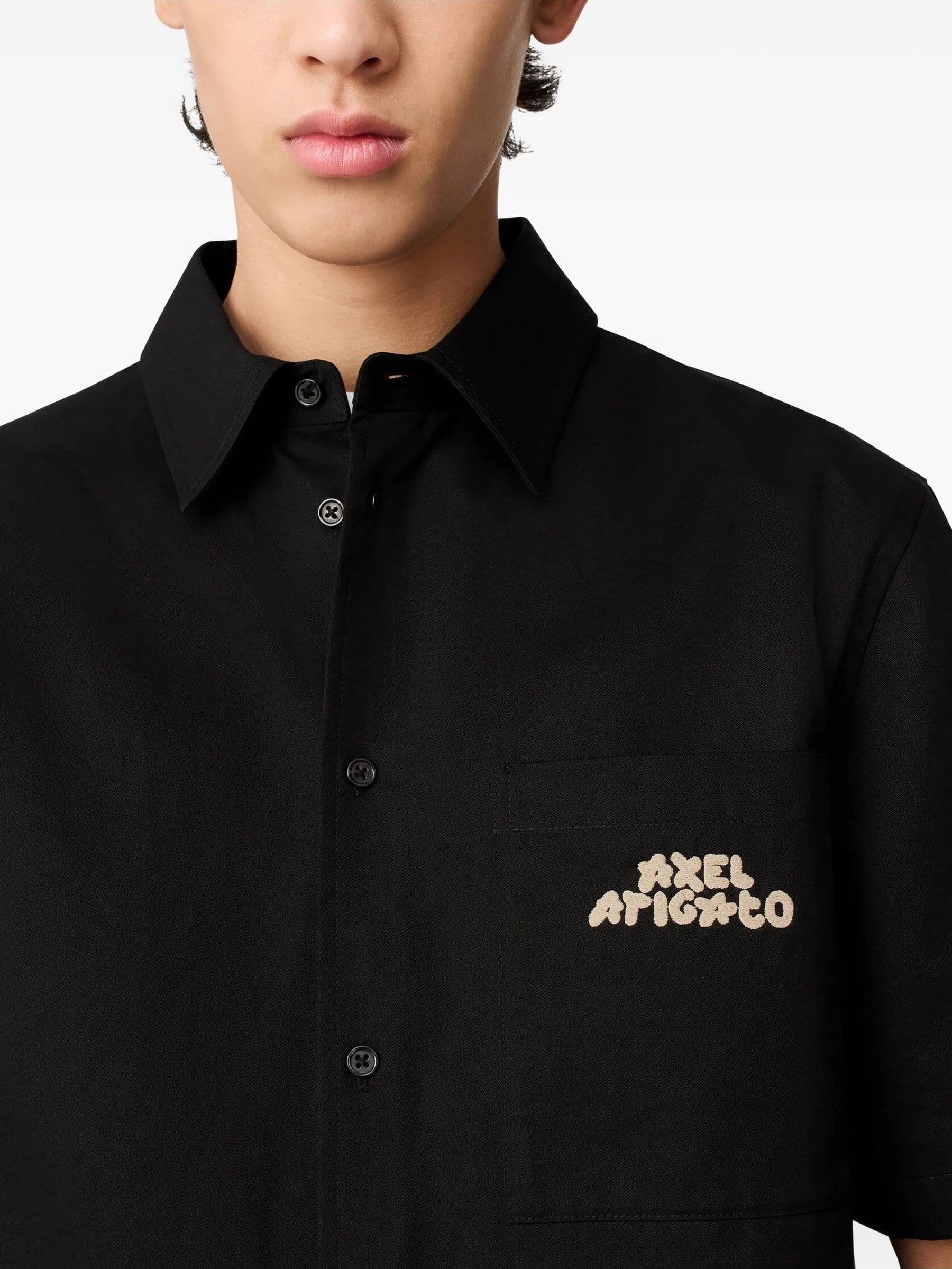 AXEL ARIGATO Axel Arigato - Camicia Nera da Uomo - 4