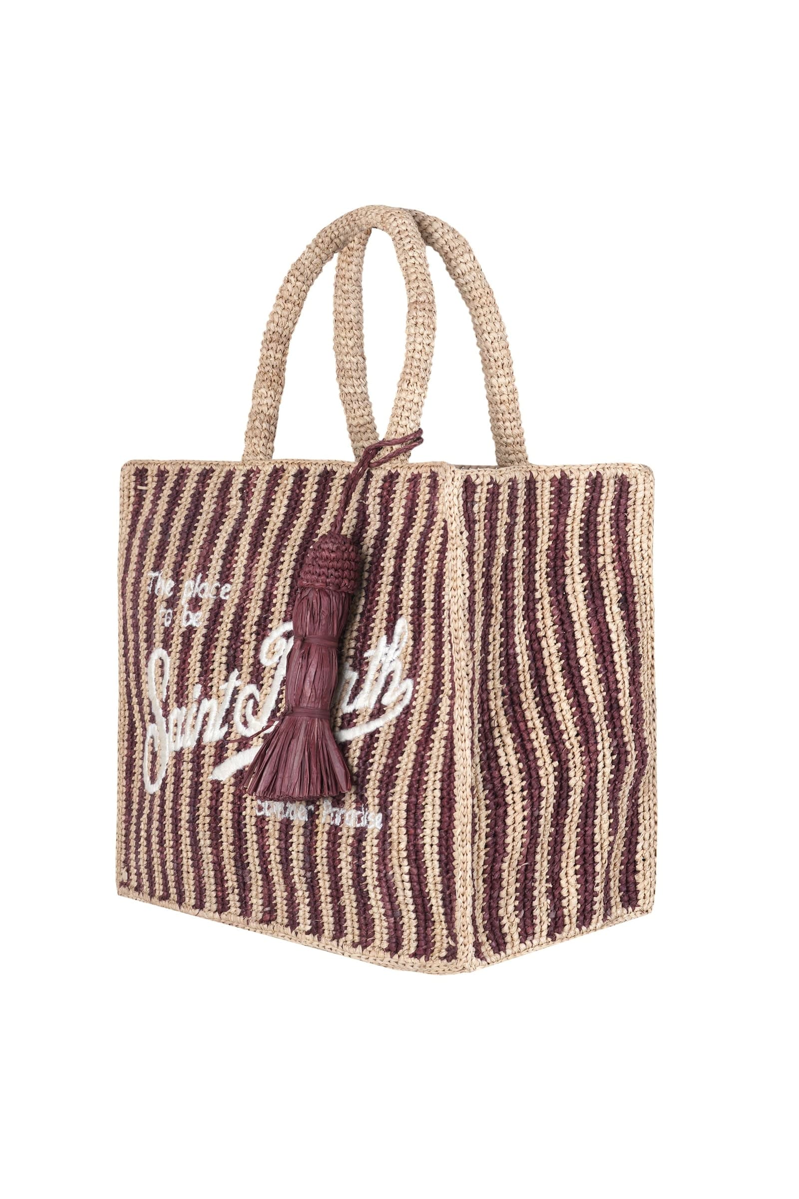 MC2 SAINT BARTH MC2 Saint Barth - Borsa media - 471015 - Beige/Cioccolato - 3