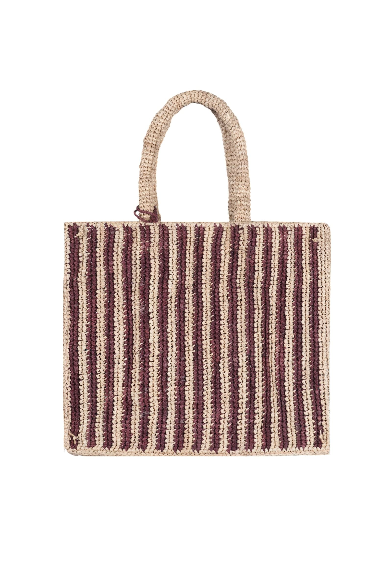 MC2 SAINT BARTH MC2 Saint Barth - Borsa media - 471015 - Beige/Cioccolato - 4