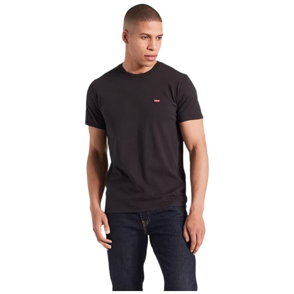 Levi's t-shirt nera logo piccolo 56605 0009 - 3