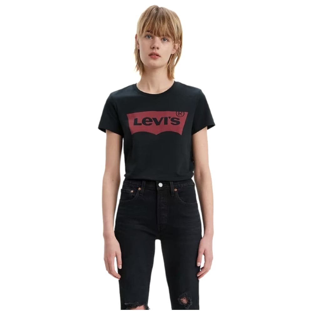 Levi's t-shirt nera logo grande 17369 0201 - 3