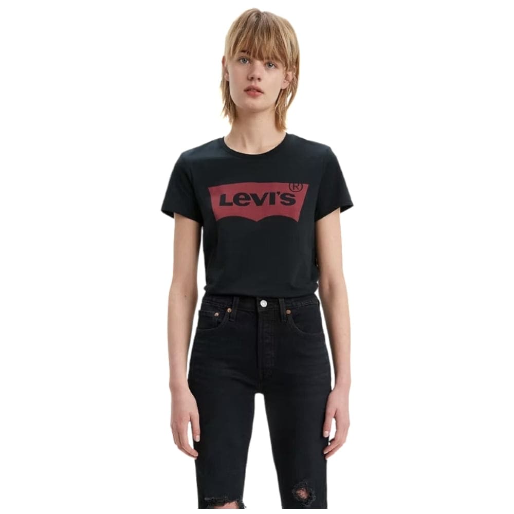 Levi's t-shirt nera logo grande 17369 0201