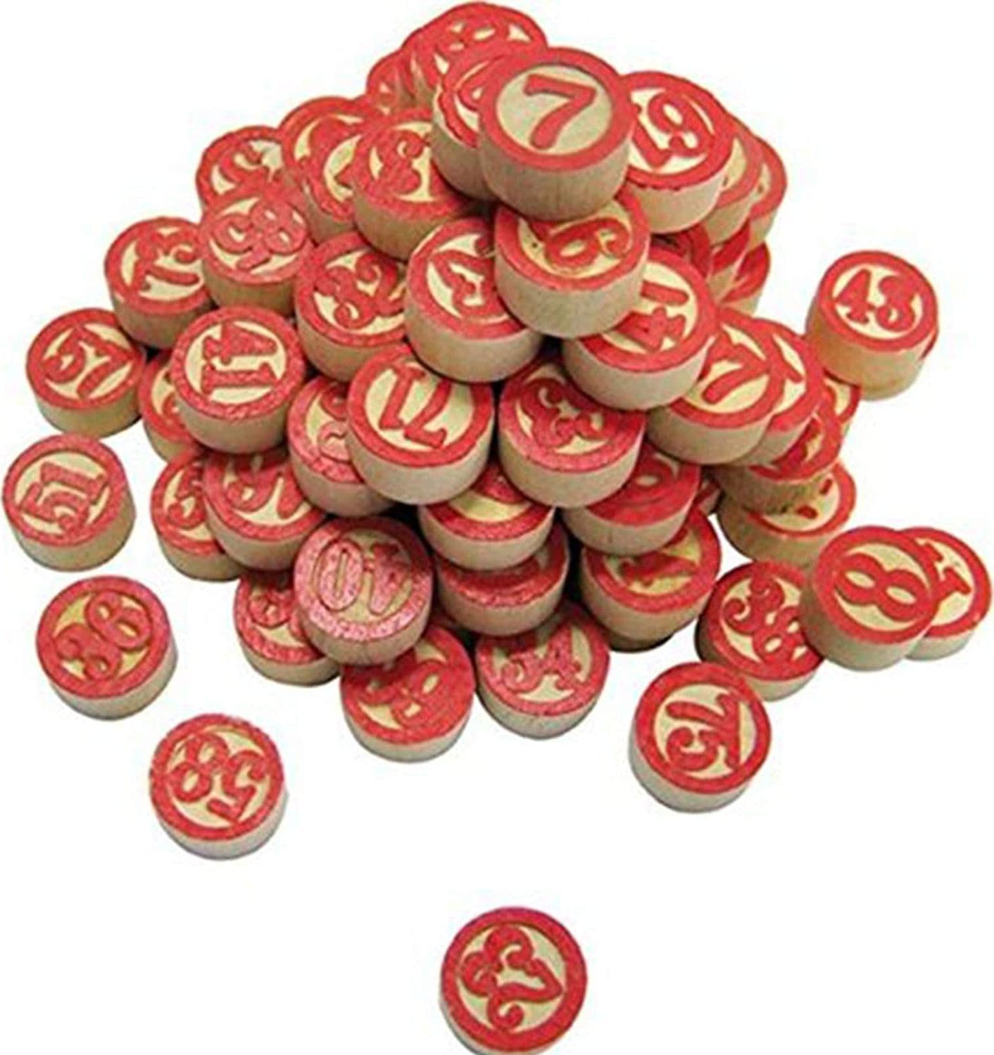 Gioco tombola napoletana la smorfia con cartelle a colori e numeri in legno - 3