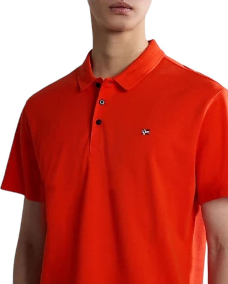 Napapijri polo rosso ciliegia  Ealis - 2