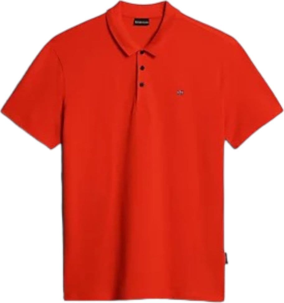 Napapijri polo rosso ciliegia  Ealis - 4