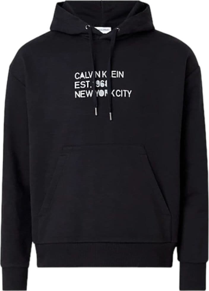 Calvin Klein felpa cappuccio nera K10K111522 - 5
