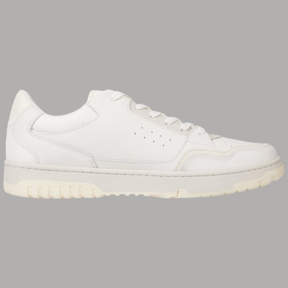 Tommy Hilfiger sneakers uomo BASKET pelle suola gomma ventilazione panna - 6