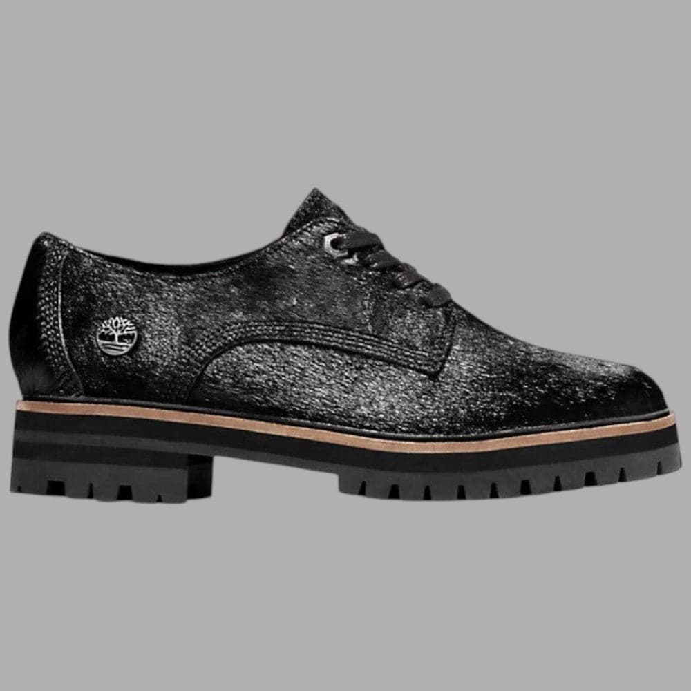 Timberland Oxford donna London Square pelle Better Leather eco-friendly tallone 3,5 cm