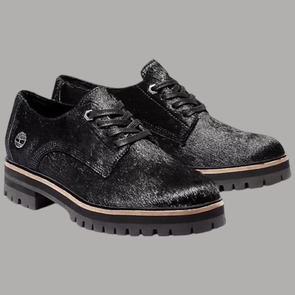 Timberland Oxford donna London Square pelle Better Leather eco-friendly tallone 3,5 cm - 2
