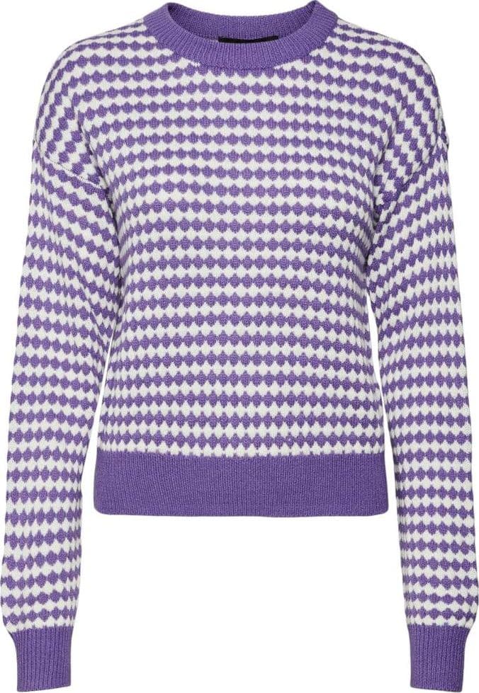 Vero Moda pullover bianco viola Galbi 10291149 - 2