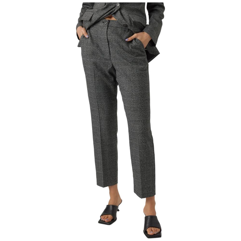 Vero Moda pantalone check grigio Mila 10291911 - 6