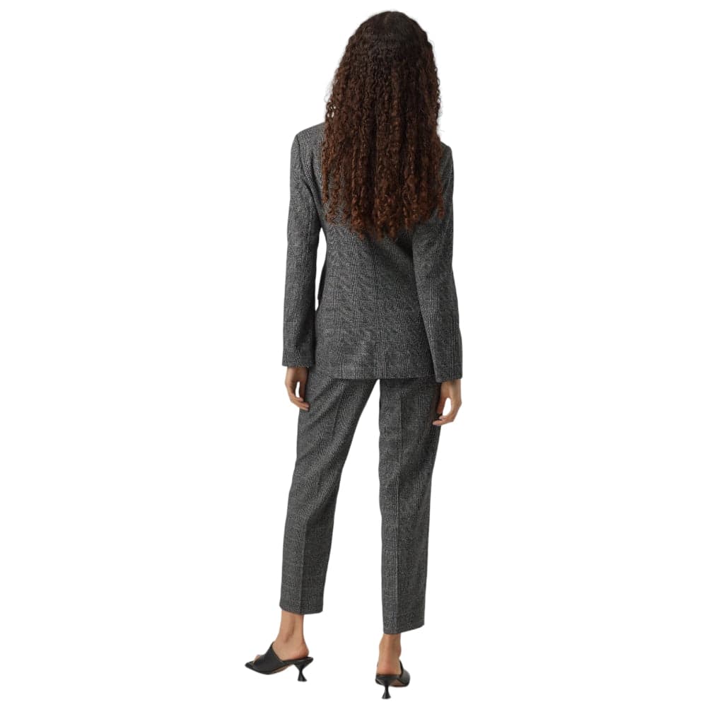 Vero Moda pantalone check grigio Mila 10291911 - 4