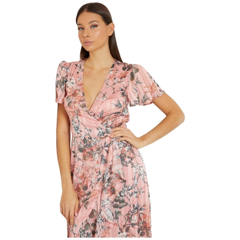 Guess vestito lungo rosa New Juna W4GK38 WG4D2 - 2