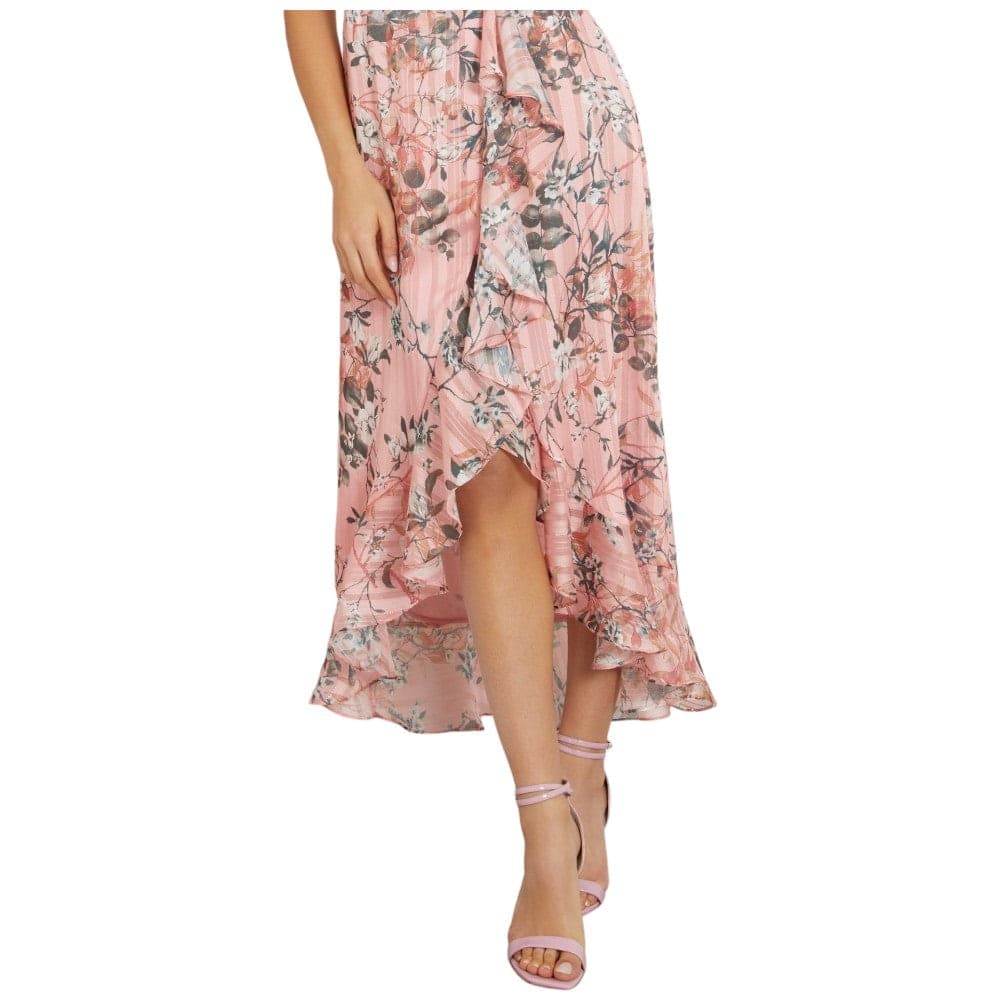 Guess vestito lungo rosa New Juna W4GK38 WG4D2 - 3