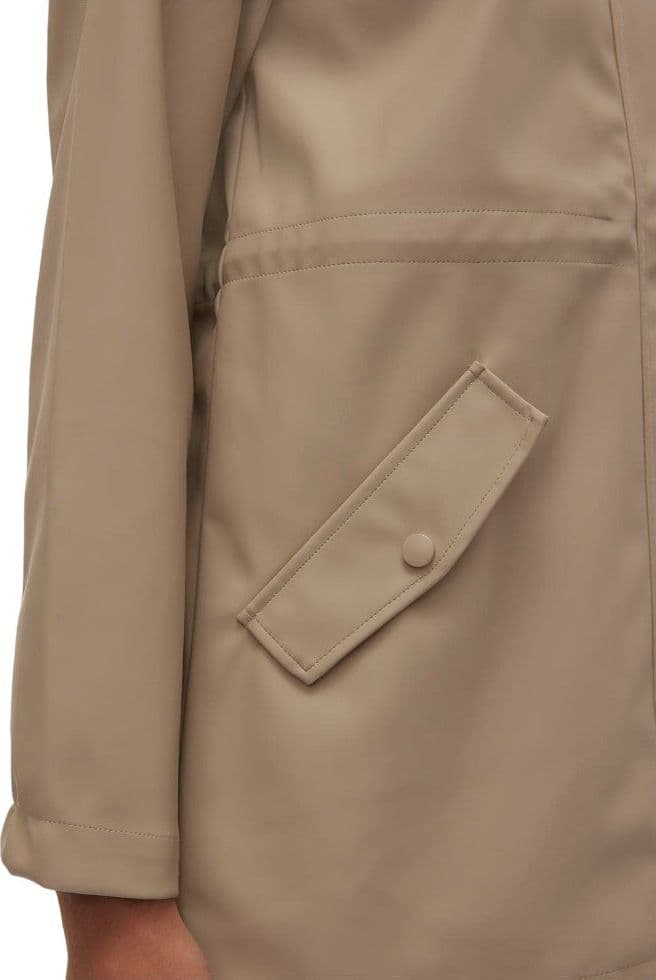 Vero Moda giacca giubbino gommato beige art. Malou 10266982 - 5