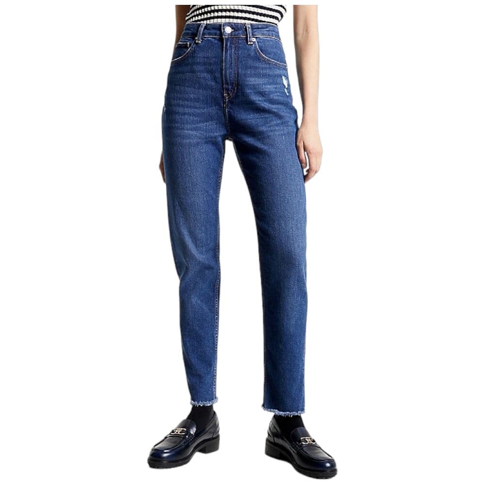 Tommy Hilfiger donna jeans vita alta carrot WW0WW39603 - 6