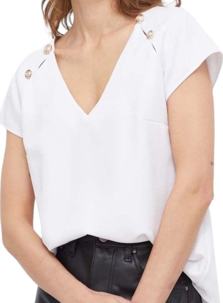Guess t-shirt bianca New Mattea W4RH47 WFWX2
