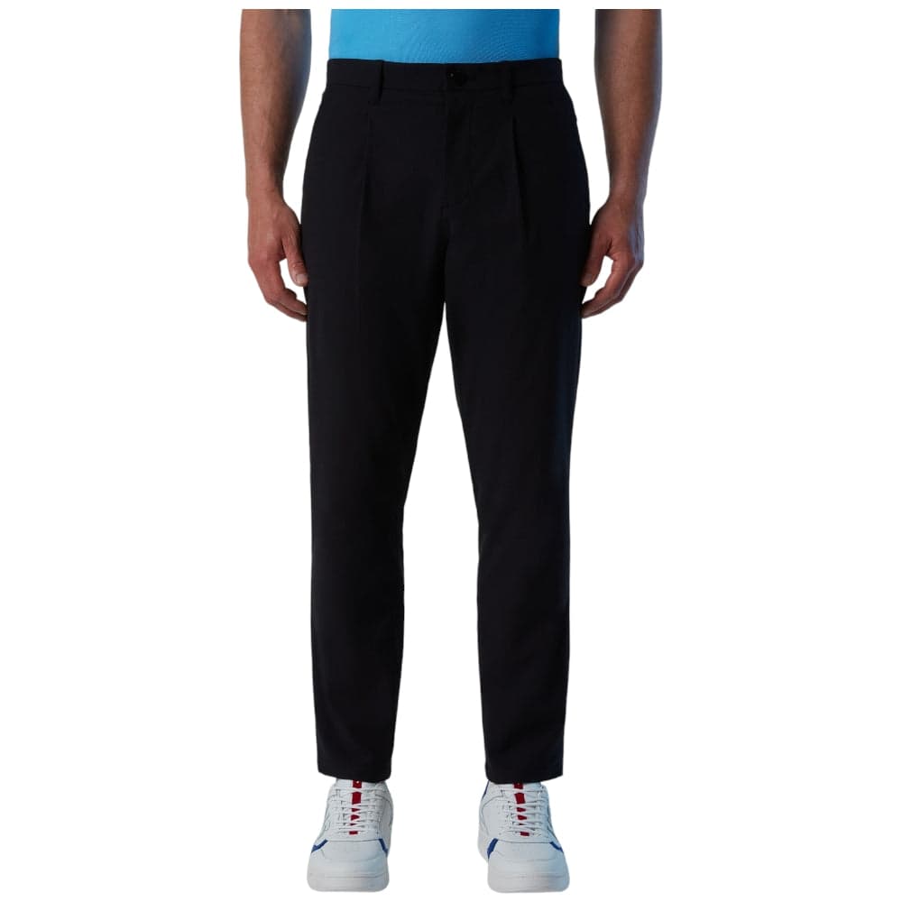 North Sails pantalone chino nero slim fit Rainbow 673074 - 7