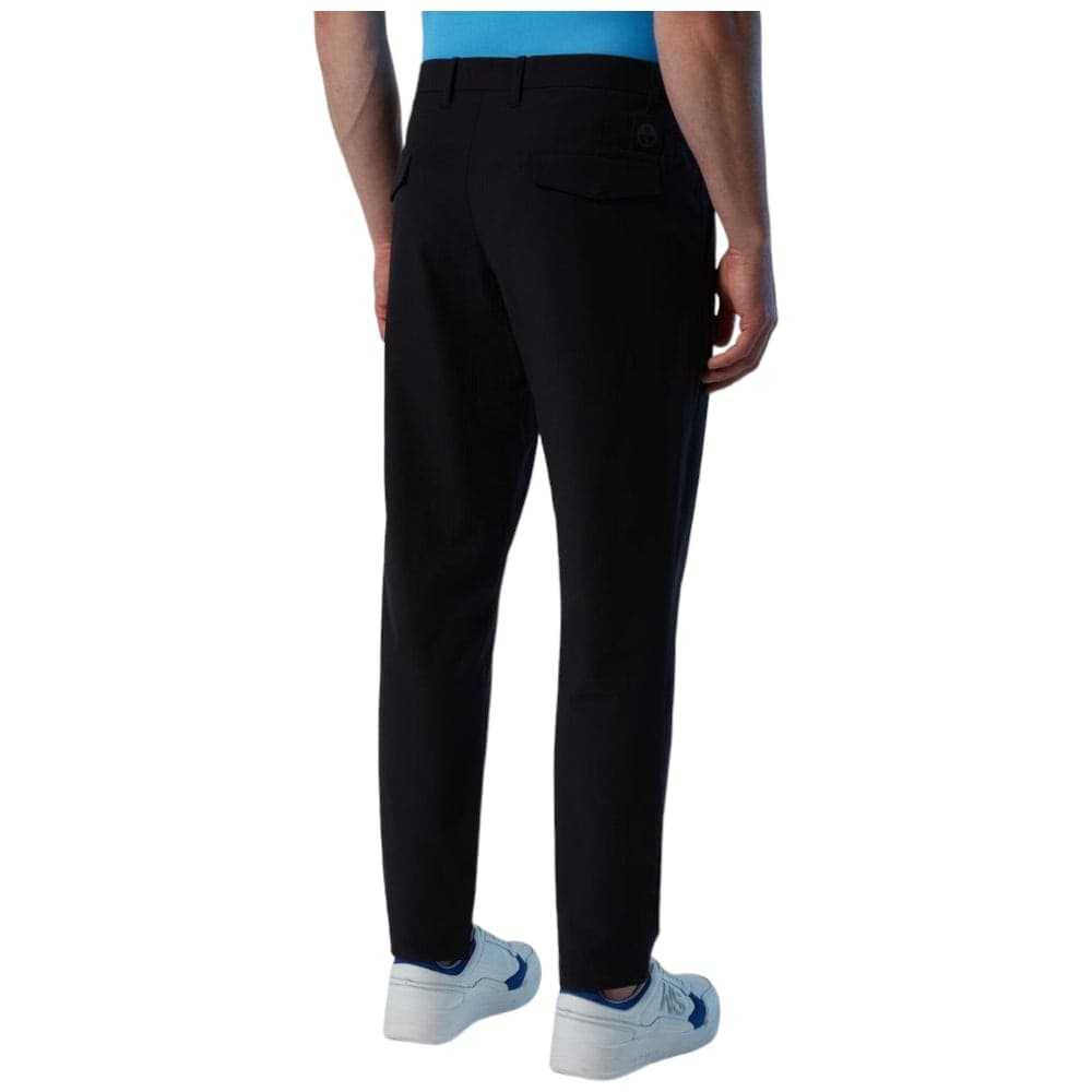 North Sails pantalone chino nero slim fit Rainbow 673074 - 2