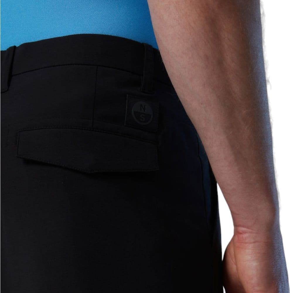 North Sails pantalone chino nero slim fit Rainbow 673074 - 5